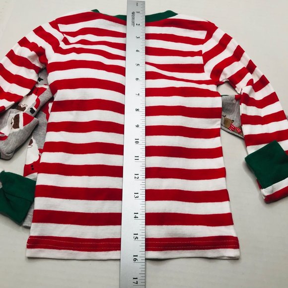 2 Set Pack 4 Piece Just One You Made By Carter's Boy's 4T Dark Santa Pajama New - Picture 15 of 16